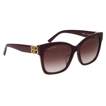 Red Gradient Butterfly Sunglasses BB0102SA 006