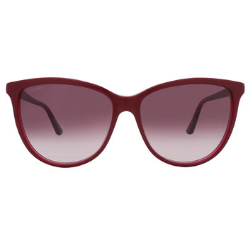 Red Gradient Cat Eye Sunglasses CT0186S 003