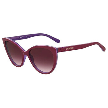Red Gradient Cat Eye Sunglasses MOL043S 08CQ3X