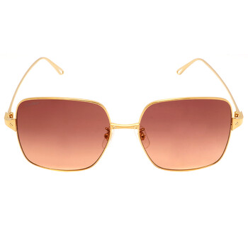 Red Rectangular Sunglasses CT0321SA 003