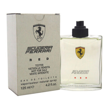 Red Scuderia  Ferrari EDT Spray No Cap Tester 4.2 oz 125 ml m