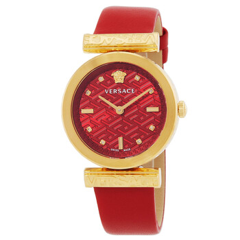Regalia Quartz Crystal Red Dial Watch VE6J00423
