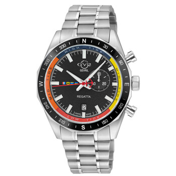Regatta Quartz Black Dial Watch 42700B