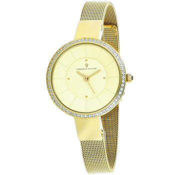 Reign Quartz Gold Dial Watch CV0224