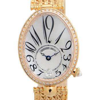 Reine de Naples Mother of Pearl 18kt Rose Gold Diamond Watch 8918BR58J20D000