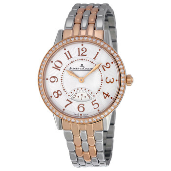 Rendez Vous Silver Guilloche Dial Stainless Steel and 18kt Rose Gold Watch Q3474120