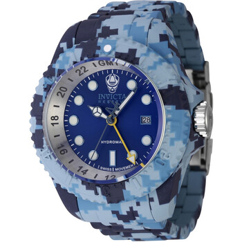 Reserve GMT Date Quartz Blue Dial Watch