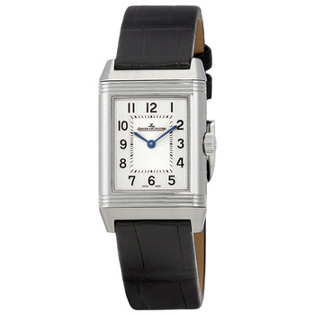 Reverso Classic Silver Dial Leather Watch Q2608530
