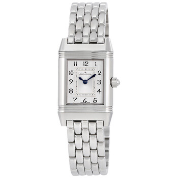 Reverso Duetto Silver and Black Dial Stainless Steel Watch Q2668112