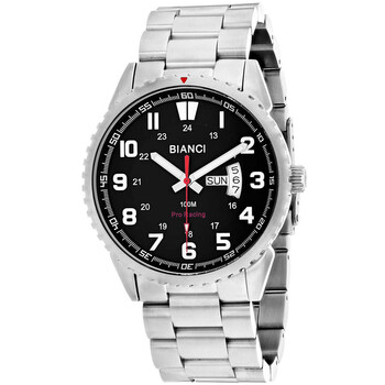 Ricci Quartz Black Dial Watch RB70995