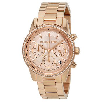 Ritz Rose Dial Watch MK6357