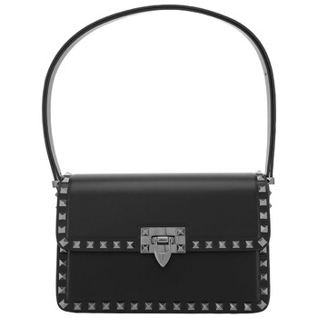 Rockstud Leather Shoulder Bag