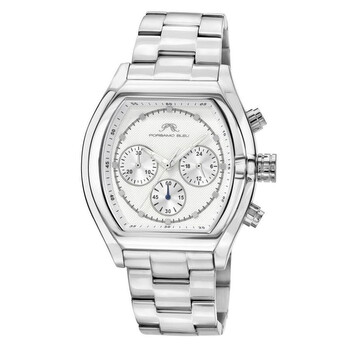 Roman Chronograph Quartz White Dial Watch 1291AROS