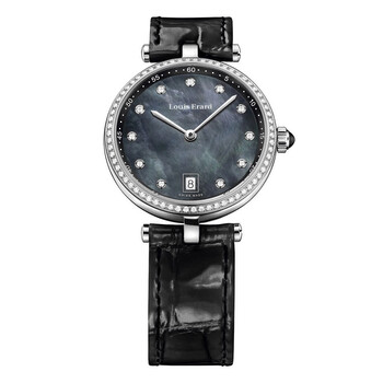 Romance Quartz Diamond Black Dial Watch 11810SE19.BDCB7