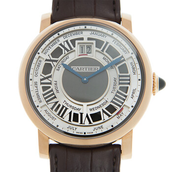 Rotonde de Cartier Annual Calendar Complication 18 kt Rose Gold Watch W1580001