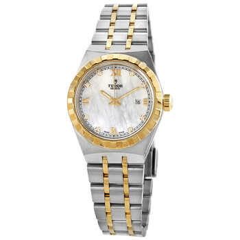 Royal Automatic Mother of Pearl Diamond 28 mm Watch M283030007