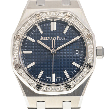 Royal Oak 50th Anniversary Automatic Diamond Blue Dial Watch 77451ST.ZZ.1361ST.02