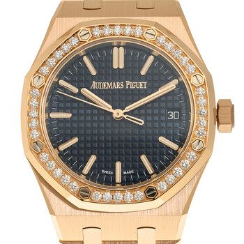 Royal Oak Automatic Diamond Blue Dial Watch 15551OR.ZZ.1356OR.05