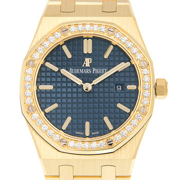 Royal Oak Blue Dial 18 Carat Yellow Gold Watch 67651BA.ZZ.1261BA.02