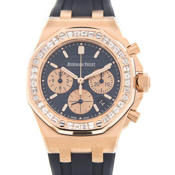 Royal Oak Chronograph Automatic Diamond Blue Dial Watch 26236ORZZD027CA01