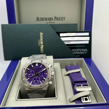 Royal Oak Chronograph Automatic Purple Dial Watch 26240BC.OO.1320BC.01