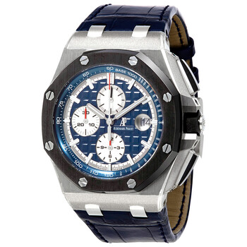 Royal Oak Offshore Blue Alligator Leather Watch 26401PO.OO.A018CR.01