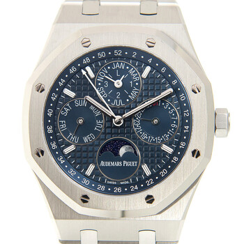 Royal Oak Prepetual Calendar Blue Dial Automatic Watch 26574ST.OO.1220ST.02