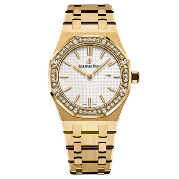 Royal Oak Silver Dial 18 Carat Yellow Gold Watch 67651BA.ZZ.1261BA.01