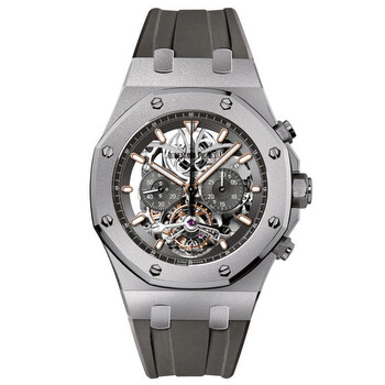 Royal Oak Tourbillon Slate Grey Skeleton Dial Watch 26347TI.GG.D004CA.01