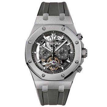 Royal Oak Tourbillon Slate Grey Skeleton Dial Watch 26347TI.GG.D004CA.02