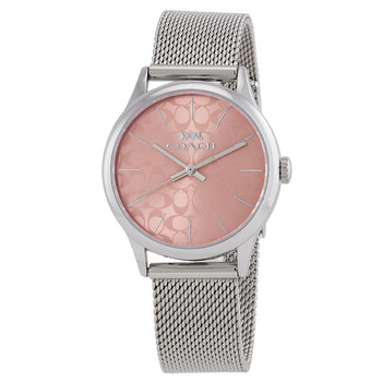 Ruby Quartz Pink Dial Watch