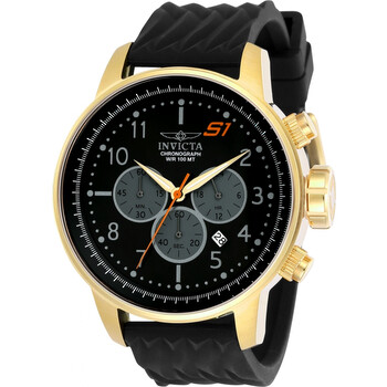 S1 Rally Chronograph Black Dial Quartz Watch