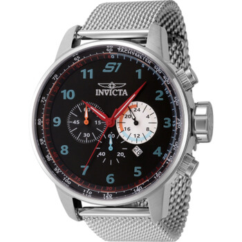 S1 Rally Chronograph GMT Quartz Black Dial Watch