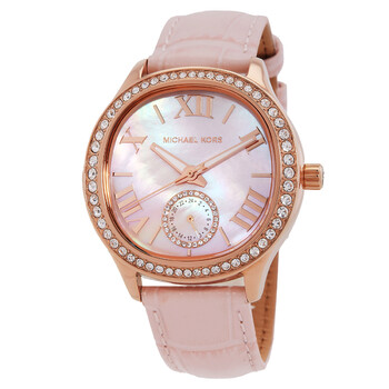 Sage Pave Mother of Pearl Dial Watch MK4820