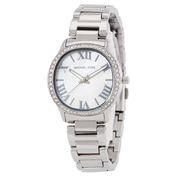 Sage Quartz Mother of Pearl Dial Watch MK4824