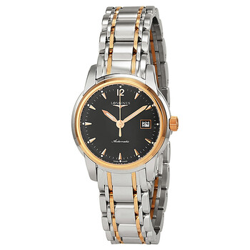 Saint Imier Black Dial Twotone Watch L2.563.5.52.7