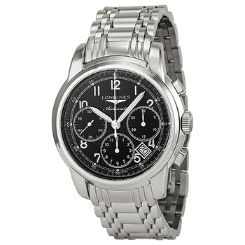 Saint Imier Chronograph Black Dial Stainless Steel Watch L27524536