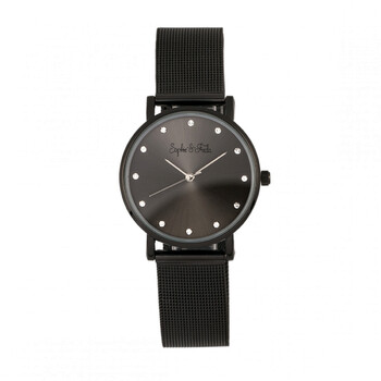 Savannah Crystal Black Dial Watch SF4203