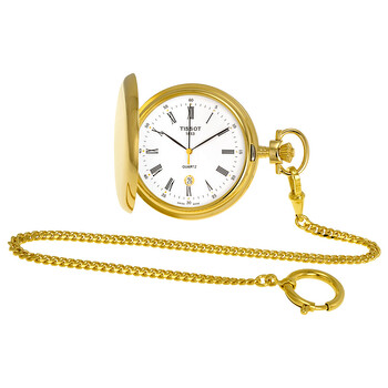 Savonnette White Dial Pocket Watch T83.4.553.13