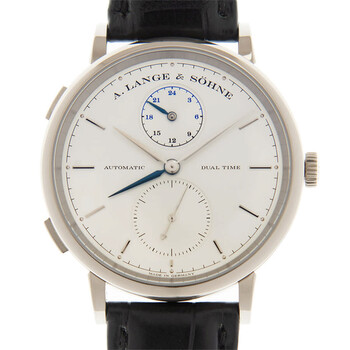 Saxonia Dual Time Automatic Silver Dial Watch