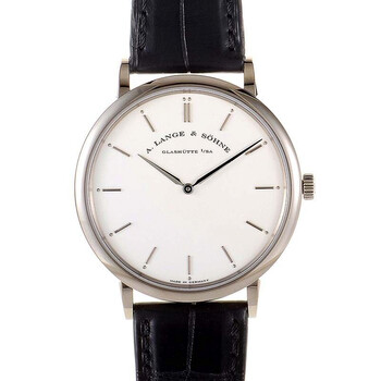 Saxonia Thin Silver Dial Watch