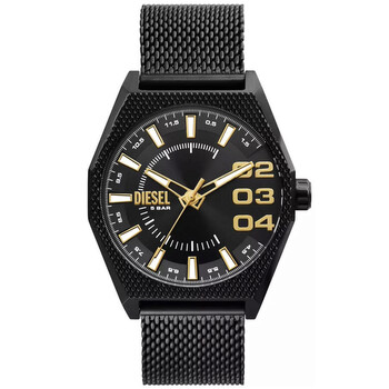 Scraper Quartz Black Dial Watch DZ2194