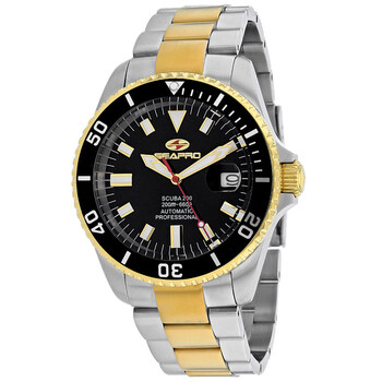 Scuba 200 Automatic Black Dial Watch SP4326