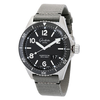 SeaQ Panorama Date Automatic Black Dial Watch
