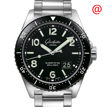 SeaQ Panorama Date Automatic Black Dial Watch