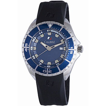 Sea Knight Blue Dial Black Rubber Strap Watch SC4S2040013