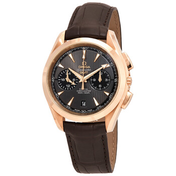 Seamaster Aqua Terra 18kt Rose Gold Automatic Chronograph GMT Watch 231.53.43.52.06.001