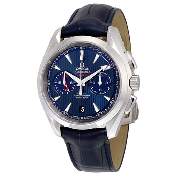 Seamaster Aqua Terra Chronograph GMT Automatic Chronometer Blue Dial Watch 231.13.43.52.03.001