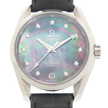 Seamaster Aqua Terra Grey Mother of Pearl Diamond Dial Automatic Watch 231.13.39.21.57.001