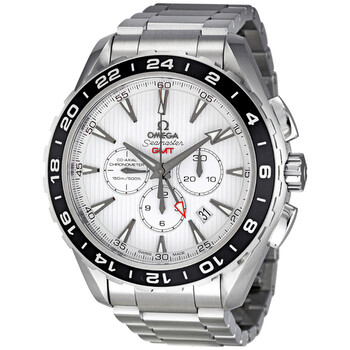 Seamaster Aqua Terra White Dial Automatic GMT Stainless Steel Watch 231.10.44.52.04.001